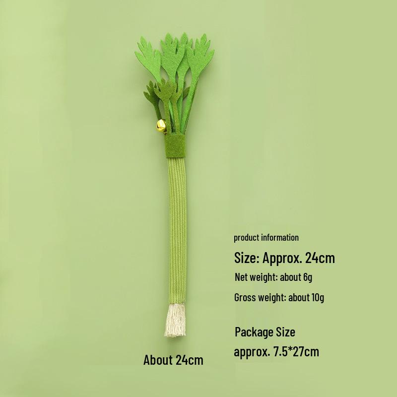 Matatabi Scallion Carrot Chew Toy: Self-Play Decompression for Cats