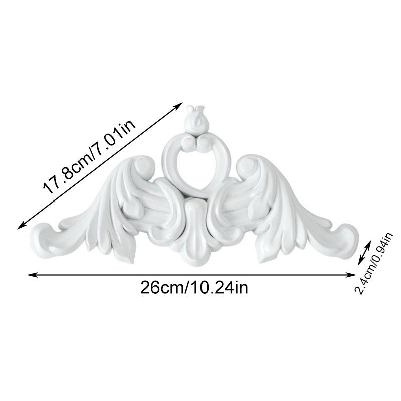 French Style TV Wall Frame Decoration Strip Decorative Ceiling Decal Elegant