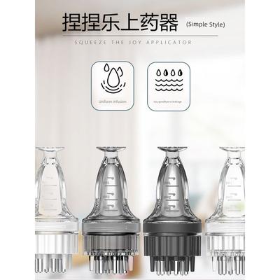 Minoxidil Scalp Applicator, Head Essential Oil Roller Massage Comb, Applicator Comb for Liquid Application, Medication Applicator Tool