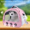 Clear Window Small Animal Travel Carrier Safety Breathable Mesh Cat Dog Carrier Ventilation Comfortable Pet Carrier Bag