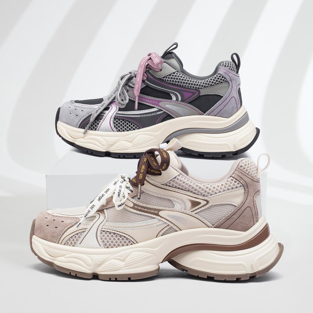 Strictly Selected Women's Shoes Summer New Sports Shoes Breathable Platform Dad Shoes Shoes Women's Shoes Versatile 2025 Casual Shoes