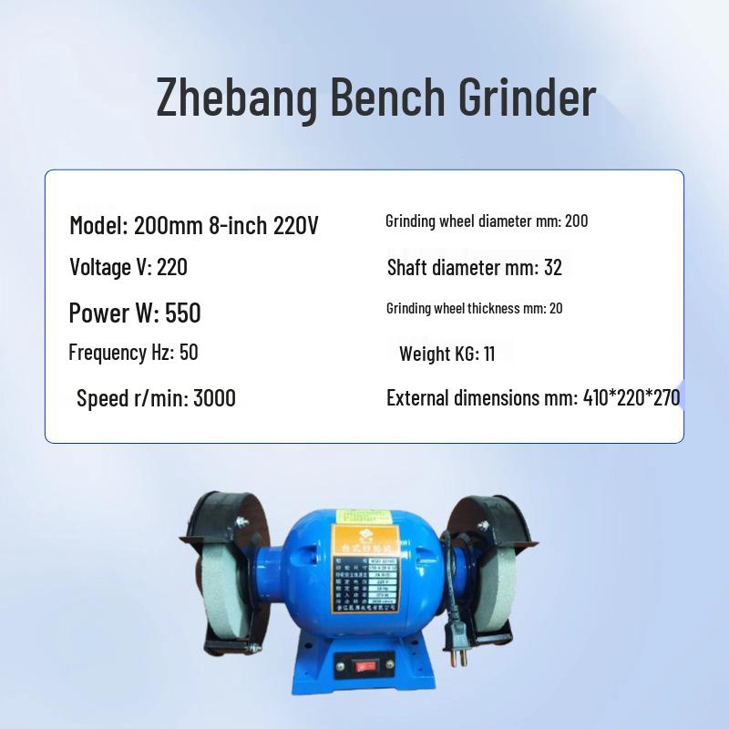 Zhebang Dual Voltage Compact Electric Sharpener - Desktop Vertical Grinding Machine
