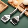 Roller Noodle Cutter, Handheld Stainless Steel Pasta Slicer, Multifunctional Dumpling Wrapper Maker, Kitchen Dough Tool