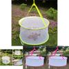 Foldable Clothes Drying Mesh Basket With Large Diameter For Sweaters And Underwear Drying