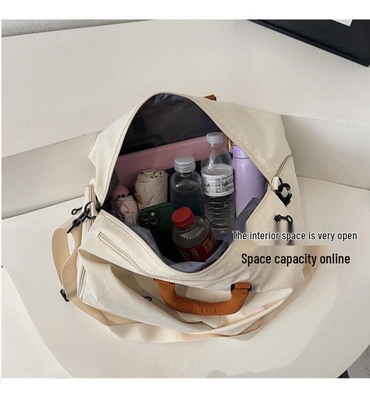 Cross-border Large Capacity Travel Bag with Shoe Compartment and Dry-Wet Separation for Yoga and Sports