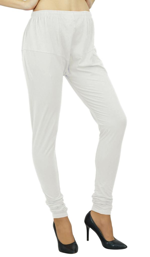 Atasi Women's Full Length Soft Cotton Leggings Stretchy Bottom Pants Free