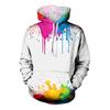 Y2K Oversized Hoodie For Men Women Kids, Colorful Graffiti Art 3D Print Long Sleeve Casual Top