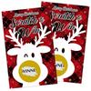 36Pcs Reusable Christmas Party Scratch Off Cards Handmade Gift Coupon Tickets for Birthday Wedding Christmas Celebration