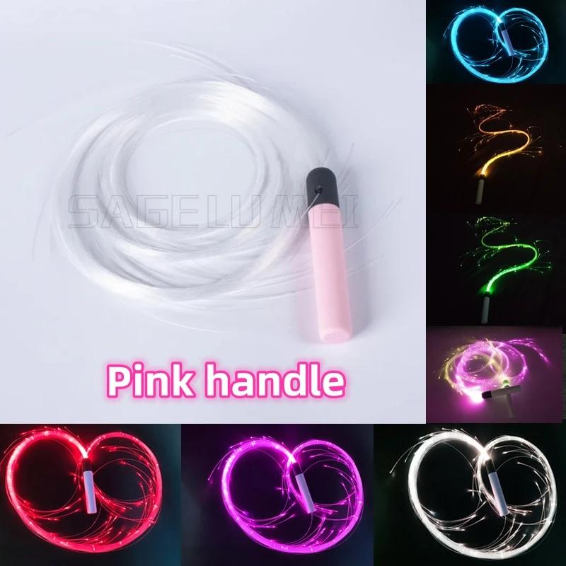

Новый светодиодный оптоволоконный хлыст с вращением на 360°, светящийся хлыст, RGB-пиксельная подсветка, струящийся шнурок, дискотека, танцы, фестиваль, ночная вечеринка, реквизит для атмосферы Battery version