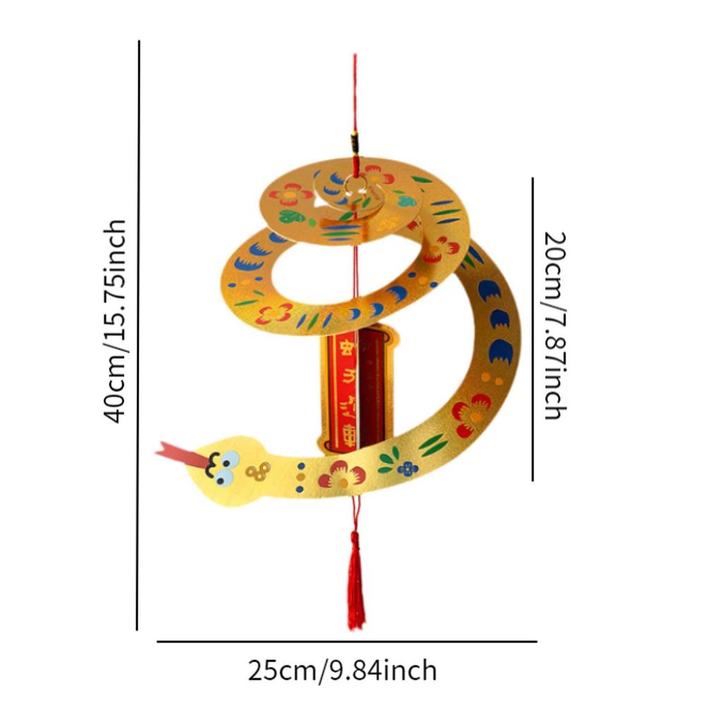 Chinese New Year Hanging Decoration Hanging Ornament Traditional Paper Pendant for Window Party Living Room
