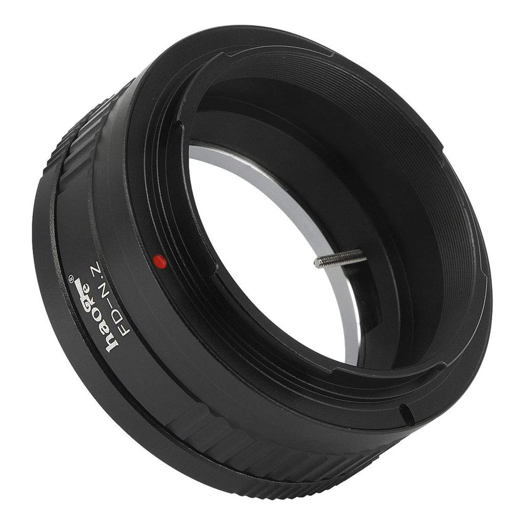Haoge Manual Lens Mount Adapter for Canon FD Lens to Nikon Z Mount Cameras such as and Z7 Z7II, Z6II, Z6,
