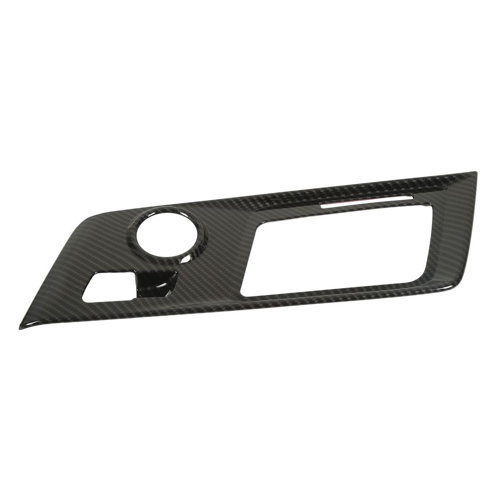 Bilväxellådslock Trim Kolfiberstil Konsol Växlingspanel Ram Klistermärke Ersättning för Corvette C7 2014–2019