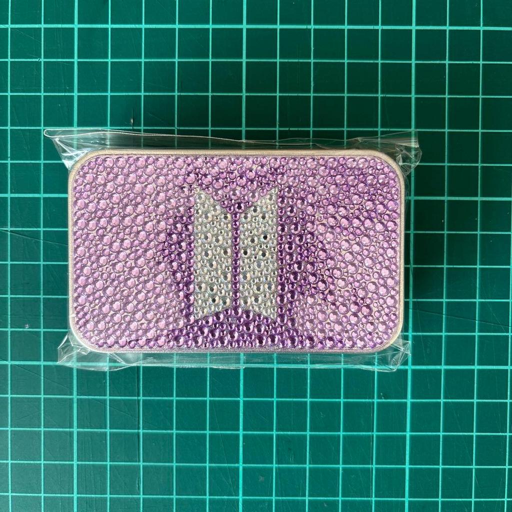 [USED] BTS official fan club bonus key pouch, purple tin case