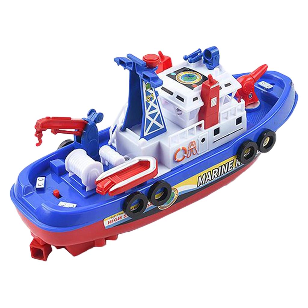 Fire Rescue Toy With Lights And Music, 23118cm Electric Kids Bath Toy, Automatic Water Spray For Boys & Girls Ages Over 3