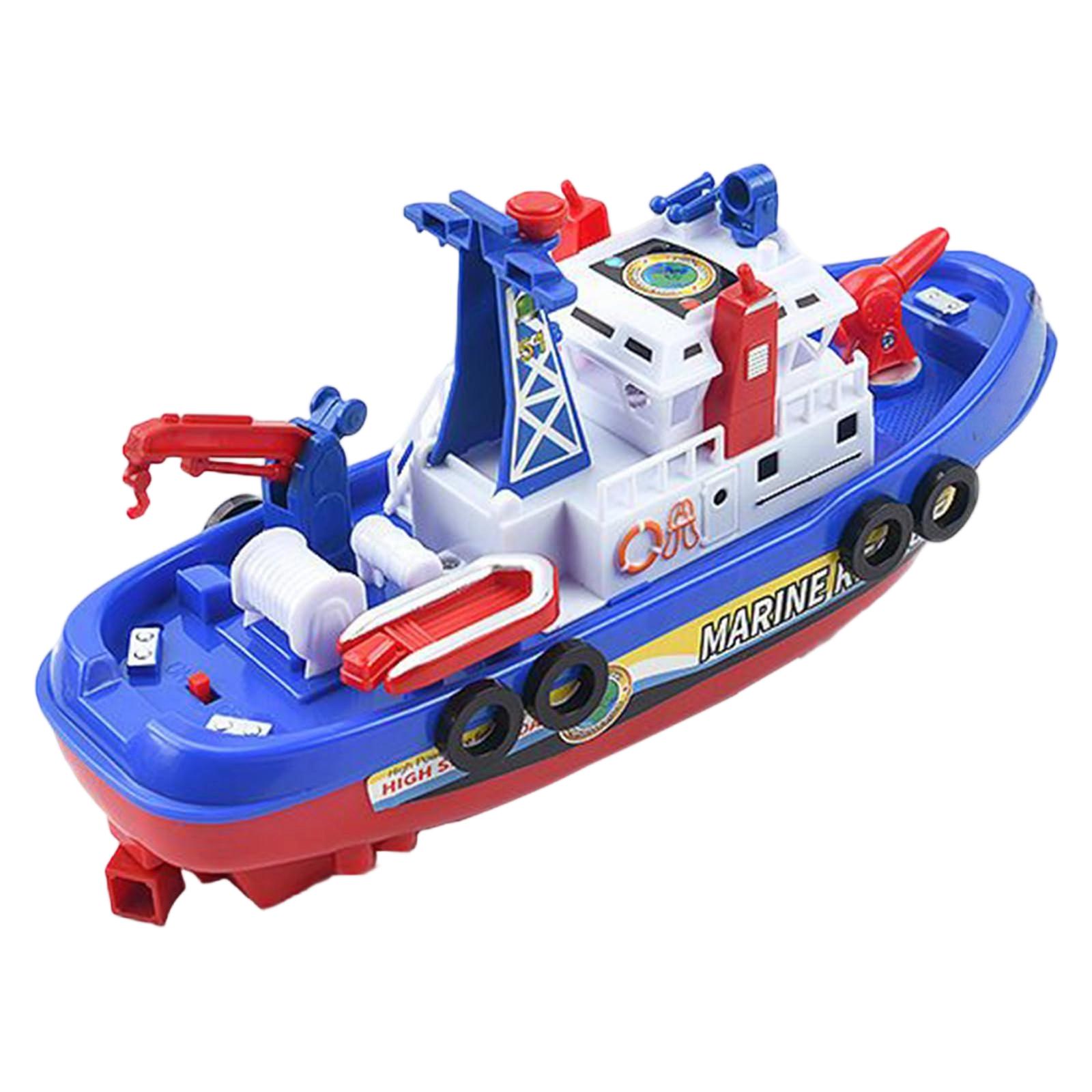 

Fire Rescue Toy With Lights And Music, 23x11x8cm Electric Kids Bath Toy, Automatic Water Spray For Boys & Girls Ages Over 3 23*11*8