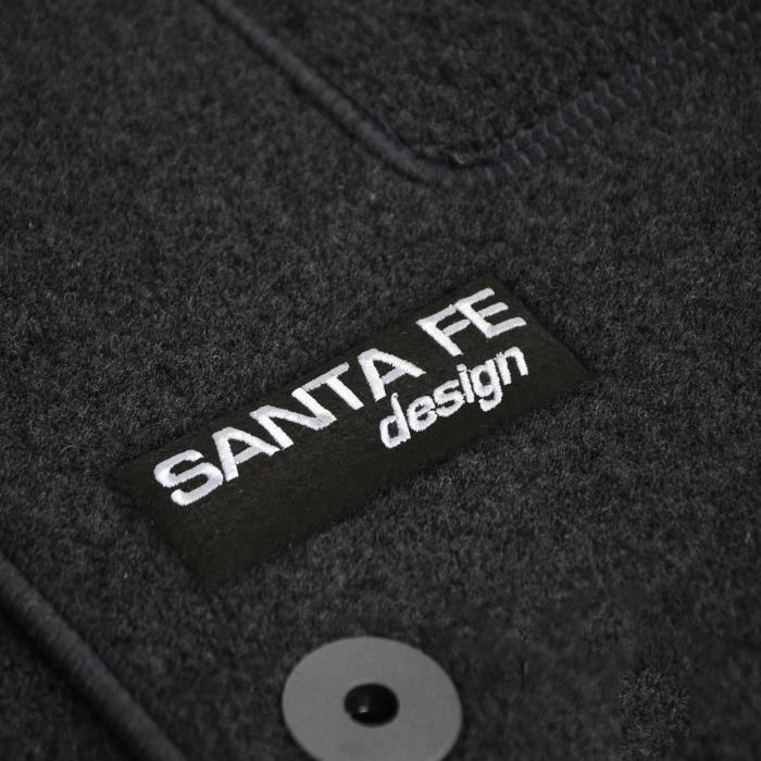 Tapis de sol - Hyundai - Santa Fe 2013-2017 - Velours noir - 4 pièces - Antidérapant