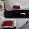 For Toyota Land Cruise Prado 2014 2015 2016 2017 ABS Chrome Rear Fog Light Lamp Trim Front Foglight Frame Cover Car Accessories