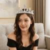 Elegant Girls Crystal Crown Luxury Bride Headbands Hair Accessories Wedding Tiaras  Gift