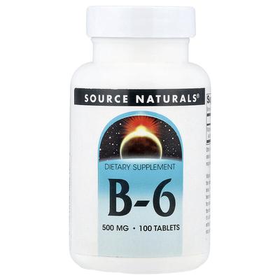B-6, 500 mg, 100 tablet