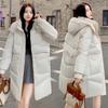 Down and Padded Jacket Women's 2025 New Korean Cotton Jacket Mid-length Padded Jacket Plus Size Loose Thickened Autumn and Winter Jacket