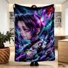 Demon Slayer Print Blanket - Soft & Comfortable, for Bedroom, Travel, Sofa, Home Decoration - Birthday Christmas Gift for Friend