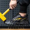 Men Steel Toe Safety Shoes Women Puncture Proof Work Shoes Man Industrial Work Safety Sneakers Breathable Protect Anti-smash Anti-stab Security Shoes