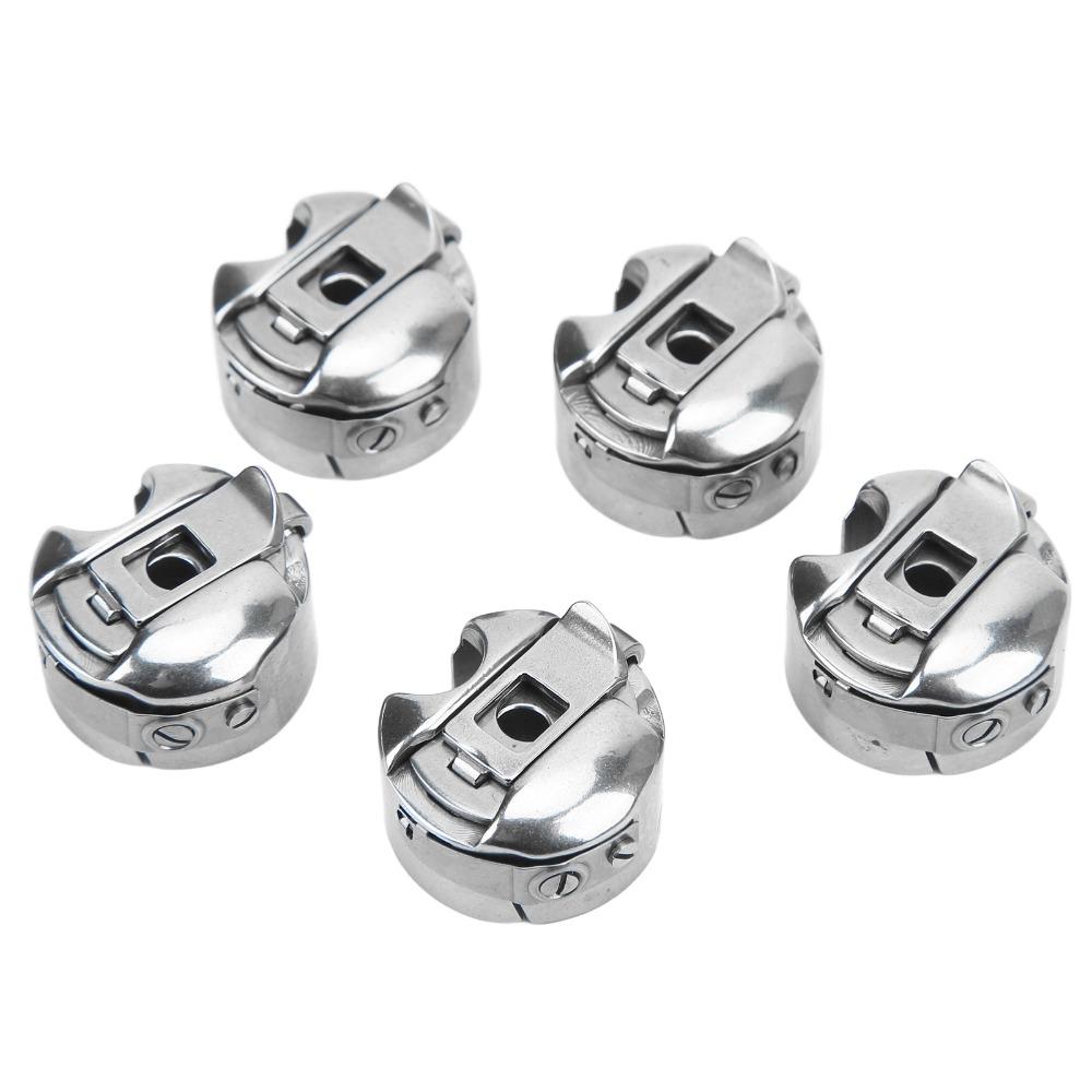 5 ks Nerezový pouzdro cívky šicího stroje Elektrické šicí stroje