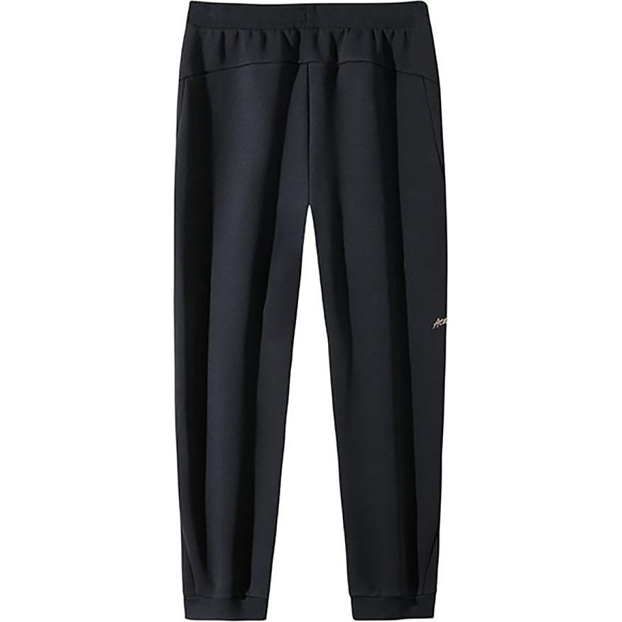 Anta Pohodlné Všestranné Ležérní Pletené Sportovní Kalhoty Dámské spodky Černá 162447311N-1