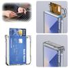 Samsung Z Flip 7 Protective Case with Card Slot and Hinge Bracket, Foldable Anti-drop Design