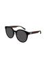 GG0416SK Black Gray [Gucci] Sunglasses, Unisex, 002, Multi,
