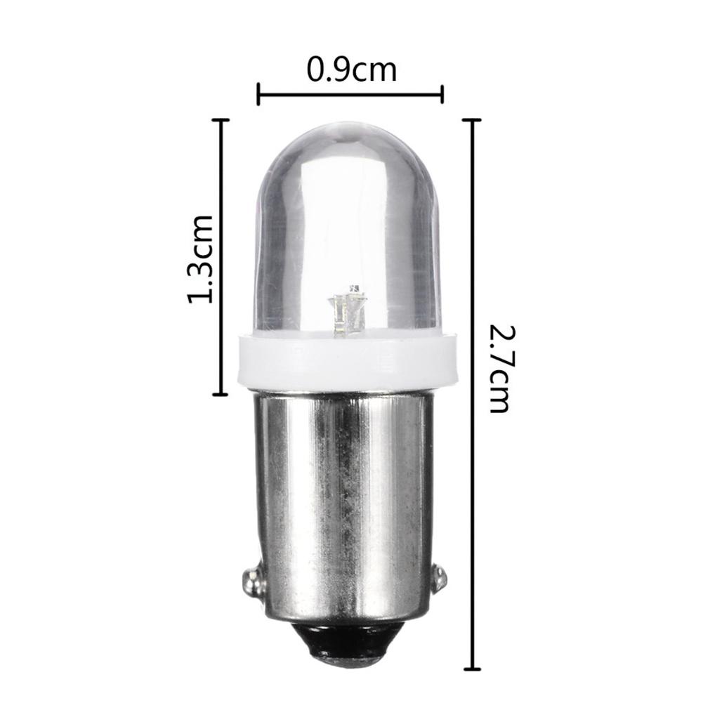 10PCS BA9S LED Light Bulbs T4W LED Instrument Panel Gauge Dash Interior Light Reading Lamp Super Bright 12V Car Led Light Bulbs 7