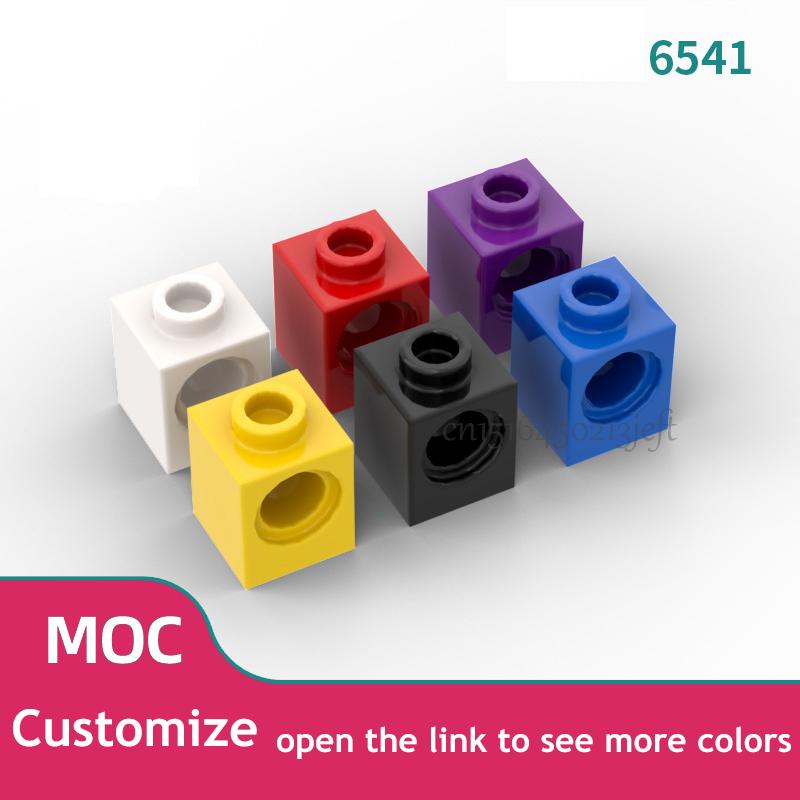 

100pcs Brick Assembles Particles 6541 1x1 with Hole Bulk Building Blocks Technical Parts DIY Educational Compatible Kid Toys