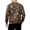 Herren Rundhals Fleecegefüttert Dick Warm Sweatshirt