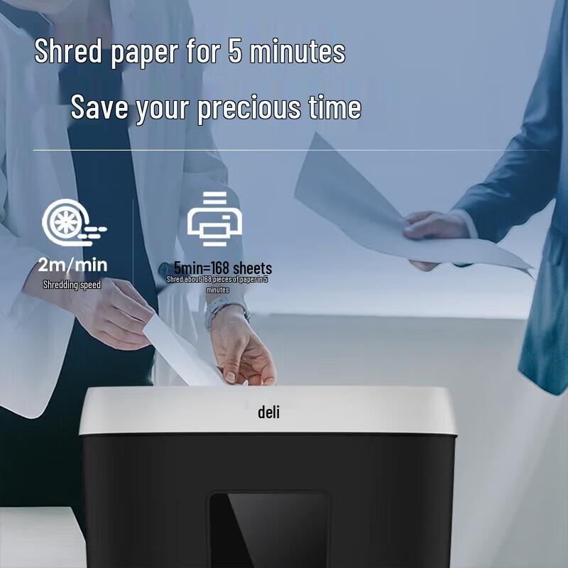 Deli 34529 Office Shredder CN plug (adapter included)