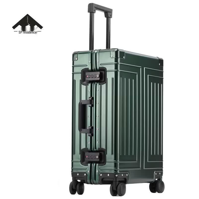 Durable Aluminum-Magnesium Hardshell Travel Suitcase 28 Inch