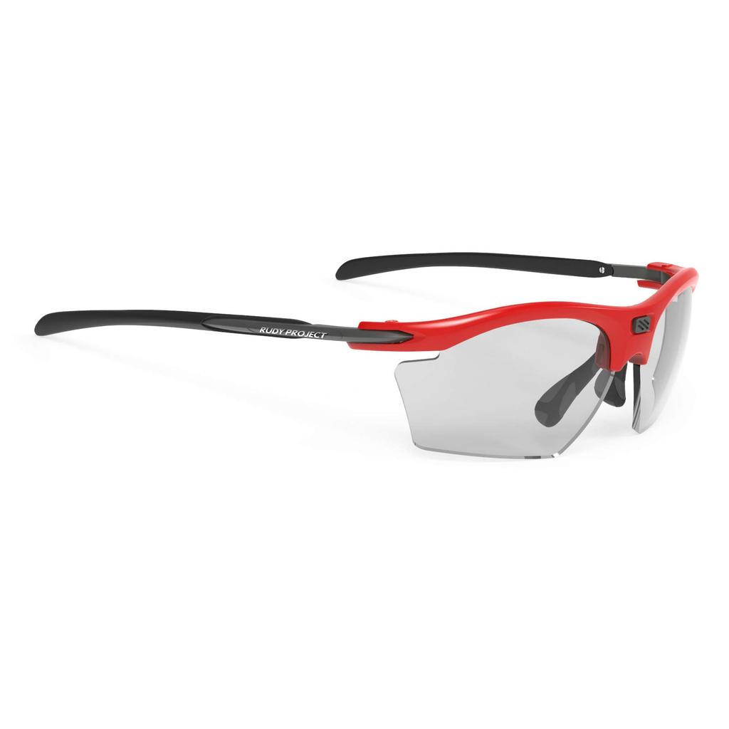 RUDY PROJECT Sports Sunglasses for Road and RYDON SLIM Fire Red Frame with Impact X2 Photochromic Black Bikes, Cycling, Marathons, Jogging,