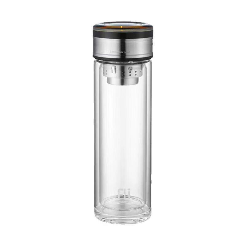 Fuguang FU+ Double-Wall Glass Tea Infuser Bottle 310ml