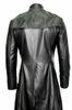Leather Black Soft Handmade Trench Coat Long New Stylish Men's Genuine Lambskin
