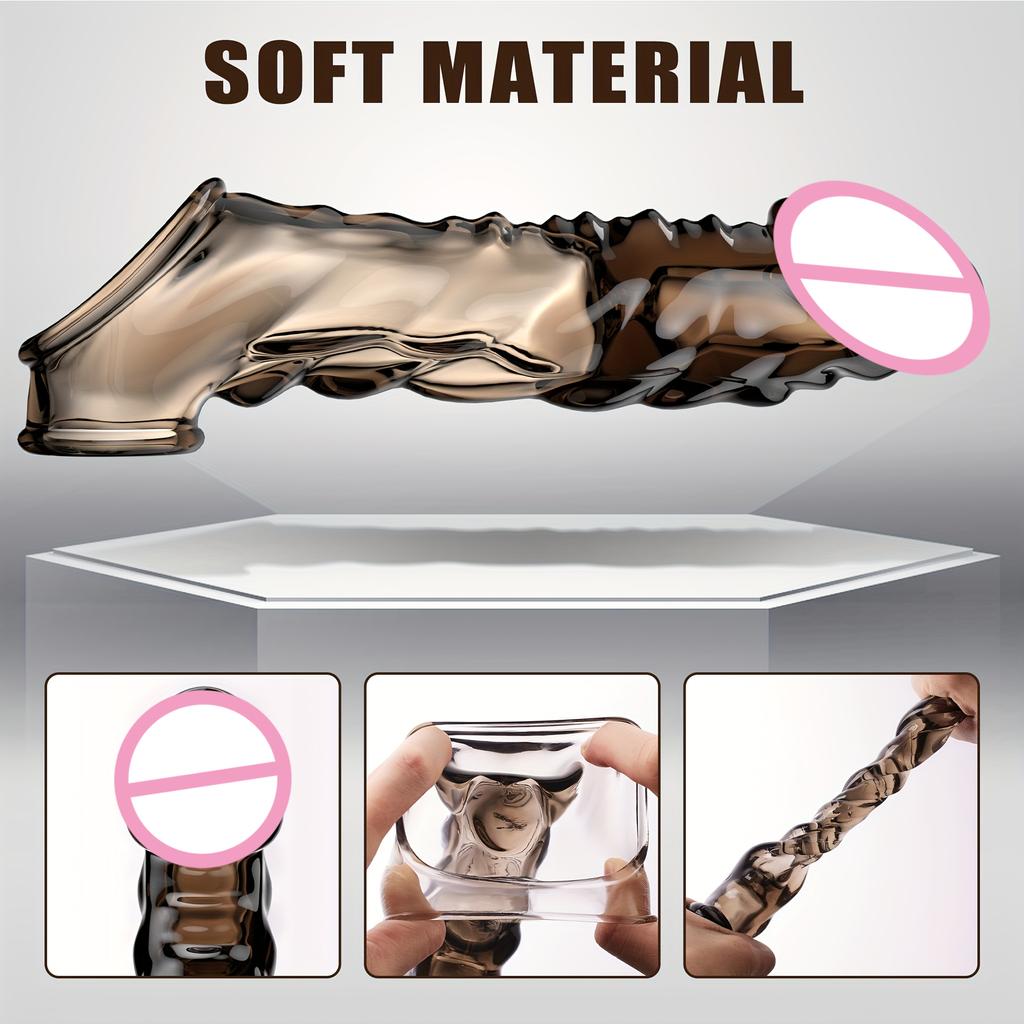 1pc Realistic Thrusting Dildo Delayed Ejaculation Anal Dildo Large Butt Plug Vibrator Adult Orgasm Sex Toys for Women Men Couple