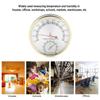 Indoor Thermometer-Hygrometer with Metal   for Sauna Rooms, High  , Scale with Pleasant Color, Widely Used for Temperature and Humidity Mea