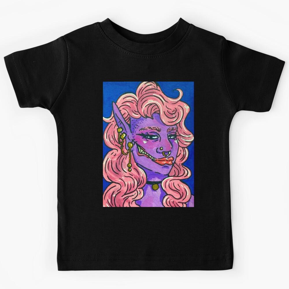 Orc Girl Grin Kids T-Shirt 140