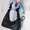 PETITCHOU Shoulder with Pleated Rush Perfect for Commuting or Korean Style Bag/Handbag Drawstring, Minimalist, Simple, Crossbody, Lightweight, School,