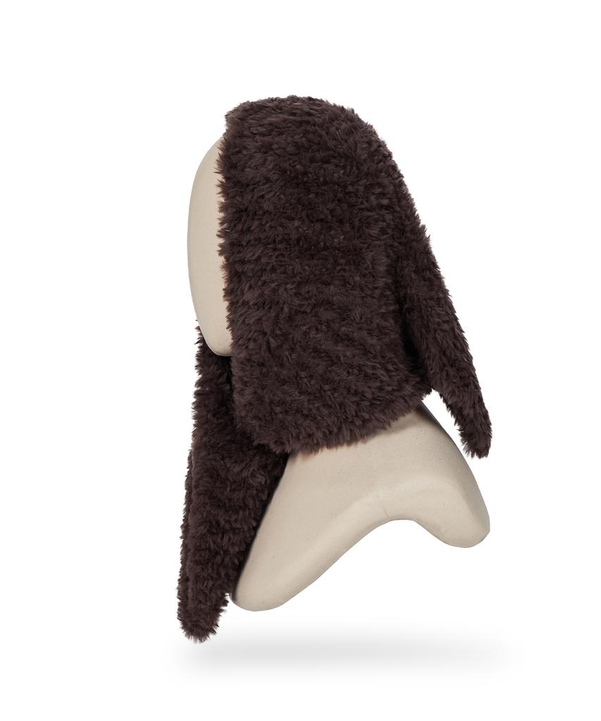 Bajal Label Fur Bandana Brown