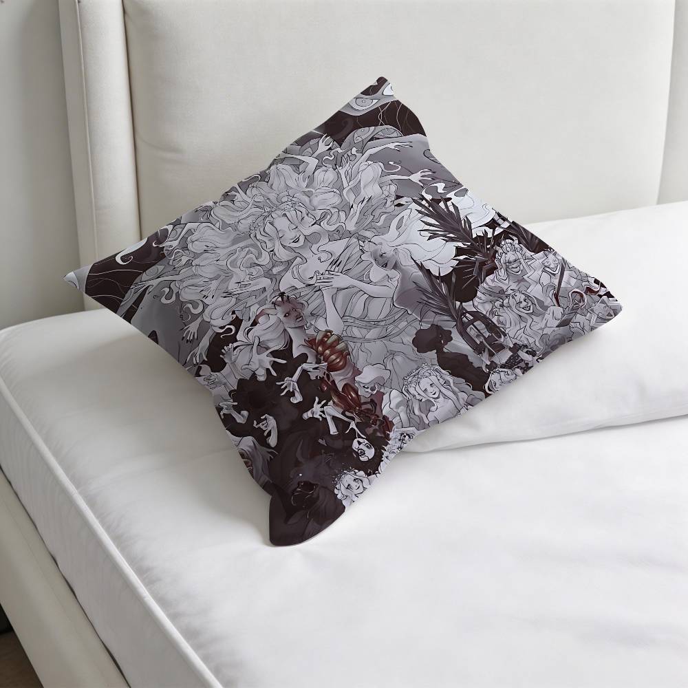 SSlay The PPrincess Game Decorative Square Pillow Cover Modern Cushion Case for Living Room Bedroom