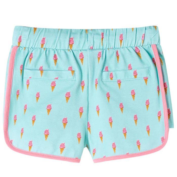 Short pour enfants avec cordon menthe clair 5 dimensions disponibles