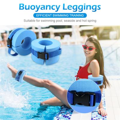 2 manguitos acuáticos para nadar, flotadores de espuma de alta densidad para aeróbicos acuáticos, equipo de entrenamiento físico para natación, equipo de ejercicio en piscina