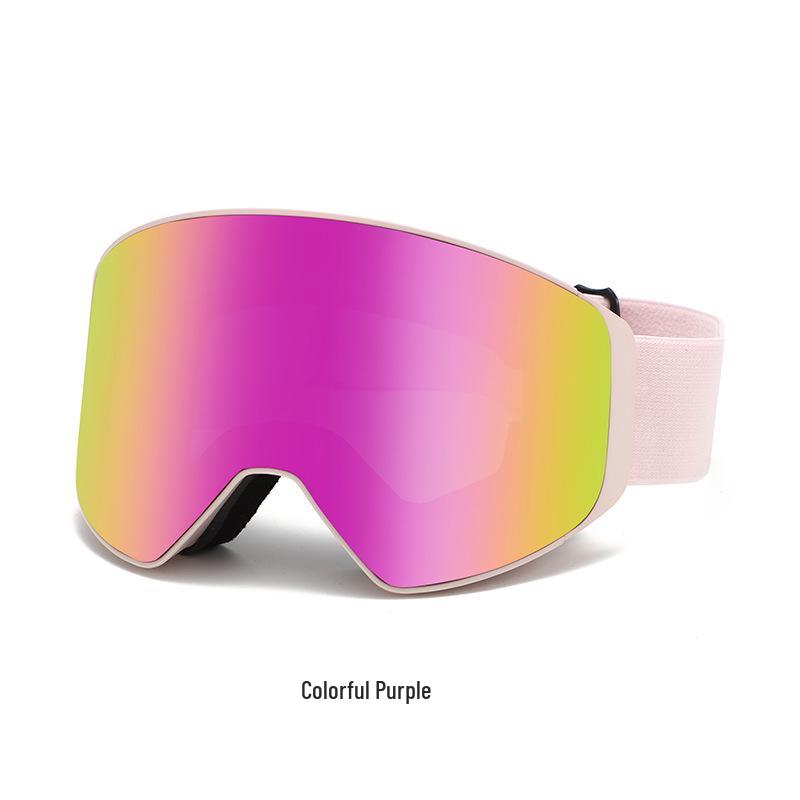 HD Anti-UV Professional Ski & Snow Goggles - Magnetic, Anti-Fog, Windproof, for Outdoor Sports