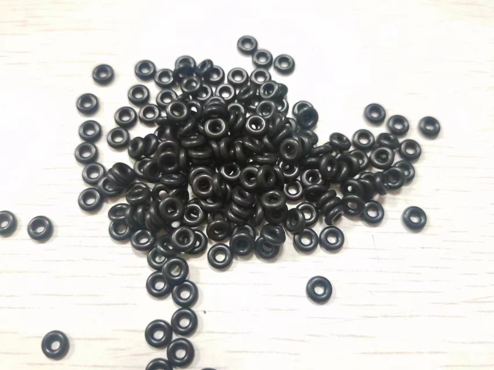 High-Strength Silicone O-Ring for Anti-Bite PE Line (Black)