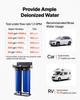 Deionized Water System for Car Wash, Spotless Car Wash Water System with 2 X 4L DI Resin, TDS Meter & Bypass Valve, Spot-Free Deionized Water Filter