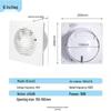 110V Ouye Bathroom Window Exhaust Fan - Wall-Mounted Ventilation Solution
